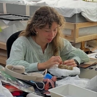 Conservator stitching 