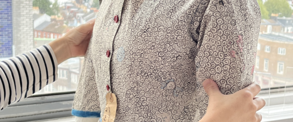 Sir William Nicholson’s painted dress