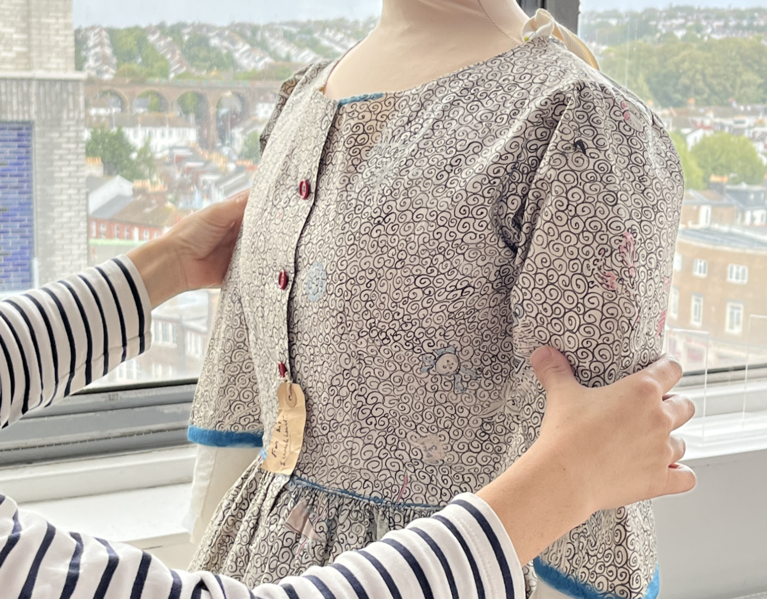 William Nicholson Painted Dress Bodice